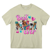 Mossy Best Mom Ever Afro Woman Heavy Core Tee - texasbilliewilder