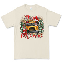 Bone merry christmas school bus Premium Tee - texasbilliewilder