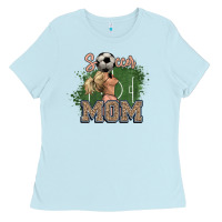 Baby Blue Soccer Mom Ladies Tee - HowdyJamesFarm