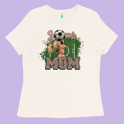 Soccer Mom Ladies Tee Designed By Howdyjamesfarm