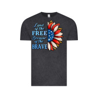 Vintage Black patriotic sunflower no background Vintage Tee - Jasminsmagicworld