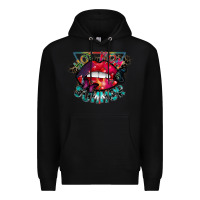 Black hot mom summer Premium Hoodie - CowhideDigitalArt