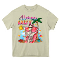 Mossy Always salty Heavy Core Tee - NancyCooperArtShop
