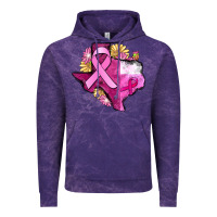 Cloud Purple Texas Cancer Awareness map Vintage Hoodie - FaDigitalArtStudio