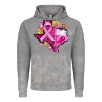 Cloud Rock Texas Cancer Awareness map Vintage Hoodie - FaDigitalArtStudio