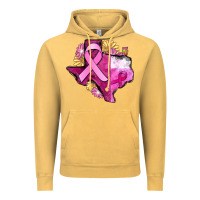 Vintage Mustard Texas Cancer Awareness map Vintage Hoodie - FaDigitalArtStudio