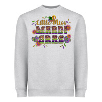 Heather Grey little miss mardi gras Heavyweight Sweatshirt - Artiststas