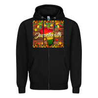 Black Juneteenth Zipper Hoodie - BarkalooDesign