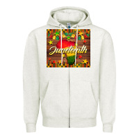 Oatmeal Heather Juneteenth Zipper Hoodie - BarkalooDesign