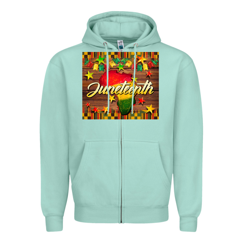 Juneteenth Zipper Hoodie by BarkalooDesign | Teevron