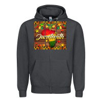 Smoke Juneteenth Zipper Hoodie - BarkalooDesign