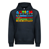 Navy autism accept understand love different Urban Hoodie - JahusDesignShop