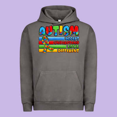 Autism Accept Understand Love Different Urban Hoodie Designed By Jahusdesignshop