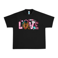 Black love valentines day nurse Urban Heavy Tee - OliviaCreatesArt