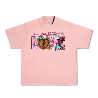 Salmon love valentines day nurse Urban Heavy Tee - OliviaCreatesArt