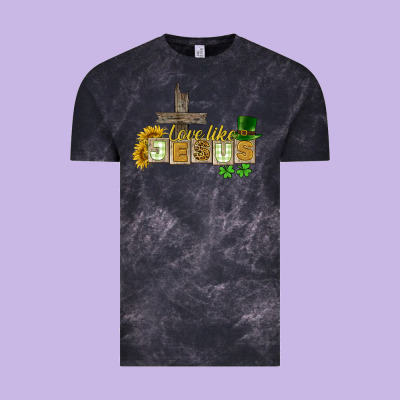 Love Like Jesus St. Patrick's Vintage Tee Designed By Cowgirlartshop