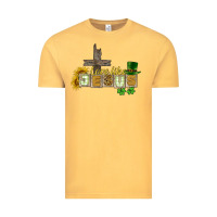 Vintage Mustard Love like Jesus St. Patrick's Vintage Tee - CowGirlArtShop