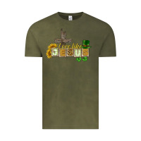 Vintage Olive Love like Jesus St. Patrick's Vintage Tee - CowGirlArtShop