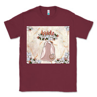 Burgundy bride tumbler Classic Tee - TumblerDesignByShophia