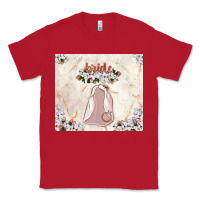 Red bride tumbler Classic Tee - TumblerDesignByShophia