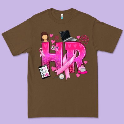 Breast Cancer Hr Human Resources Premium Tee Designed By Texasbilliewilder