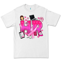 White breast cancer hr human resources Premium Tee - texasbilliewilder