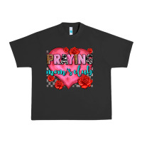 Pigment Black praying moms club olivia Urban Heavy Tee - OliviaCreatesArt