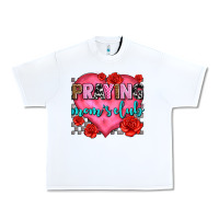 White praying moms club olivia Urban Heavy Tee - OliviaCreatesArt