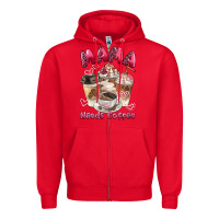 Red mama needs coffee Zipper Hoodie - BarkalooDesign