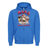 True Royal mama needs coffee Zipper Hoodie - BarkalooDesign