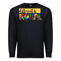 Black different is beautiful Premium Sweatshirt - AdoDesignShop