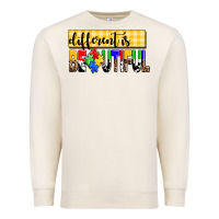 Sandshell different is beautiful Premium Sweatshirt - AdoDesignShop