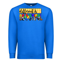 True Royal different is beautiful Premium Sweatshirt - AdoDesignShop