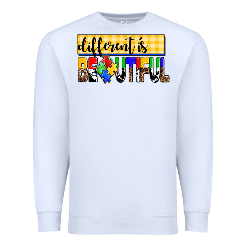 Different Is Beautiful Premium Sweatshirt by AdoDesignShop | Teevron