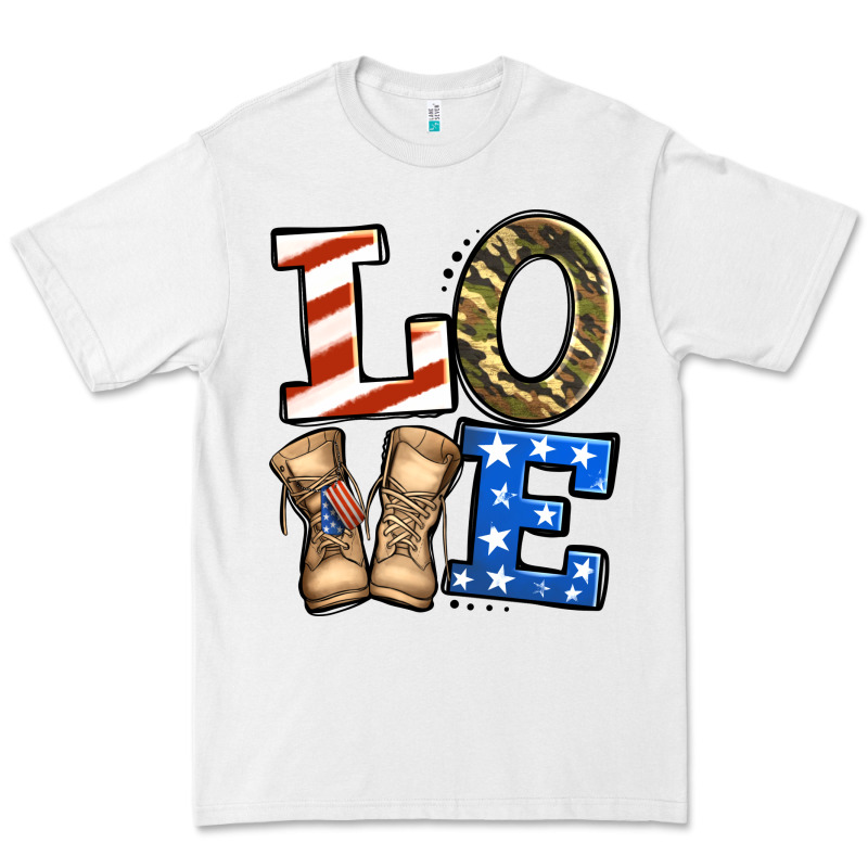 Love 4th Of July Army Veteran Premium Tee by Jasminsmagicworld | Teevron