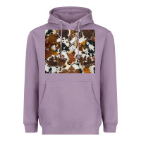 Lavender cowhide Heavyweight Hoodie - AdoDesignShop