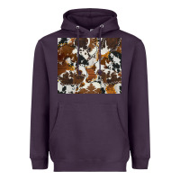 Plum cowhide Heavyweight Hoodie - AdoDesignShop