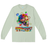 Matcha Neurodiversity is beautiful Long Sleeve Tee - FaDigitalArtStudio
