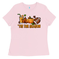 Bubblegum Pink Tis the season Sport Ladies Tee - HowdyJamesFarm