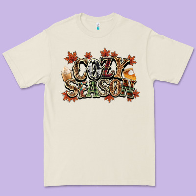 Cozy Season Fall Premium Tee Designed By Nancycooperartshop