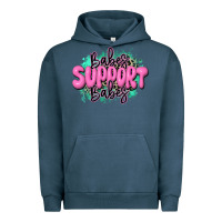 Pigment Midnight Navy babes support babes Urban Hoodie - JahusDesignShop