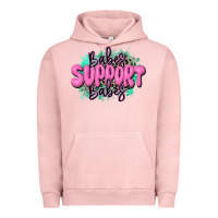 Pigment Salmon babes support babes Urban Hoodie - JahusDesignShop