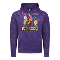 Cloud Purple Happy Easter rodeo cowgirl Vintage Hoodie - OliviaCreatesArt