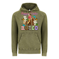 Vintage Olive Happy Easter rodeo cowgirl Vintage Hoodie - OliviaCreatesArt