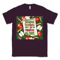 Plum because teachers can't live on apples alone tumble Classic Tee - TumblerDesignByShophia