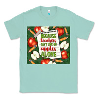 Seafoam because teachers can't live on apples alone tumble Classic Tee - TumblerDesignByShophia