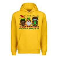 Lemon June Teenth Gnomes Premium Hoodie - CowhideDigitalArt