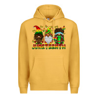 Mustard June Teenth Gnomes Premium Hoodie - CowhideDigitalArt
