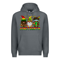 Rock June Teenth Gnomes Premium Hoodie - CowhideDigitalArt