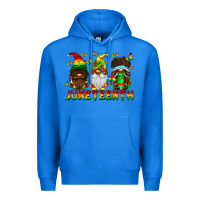 True Royal June Teenth Gnomes Premium Hoodie - CowhideDigitalArt